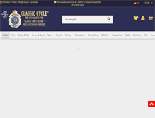 Tablet Screenshot of classic-cycle.de